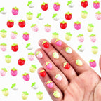 100 Pieces Colorful Tiny Strawberry by HOMICO