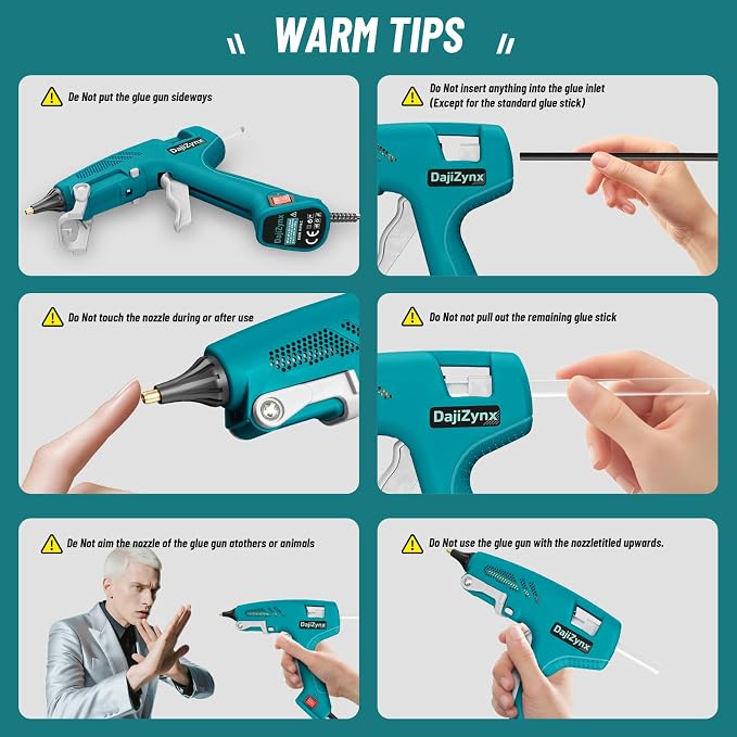 100W Hot Glue Gun Kit with 30 Glue Sticks - Image 6