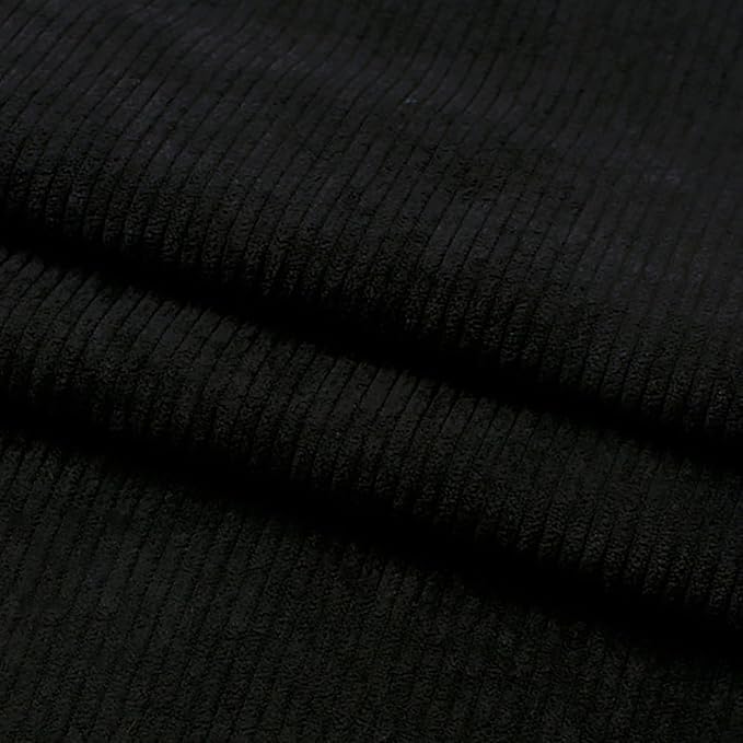 Corduroy Fabric Solid Plain Thick DIY Sewing Crafts Materials Corduroy Fabric by Mintao