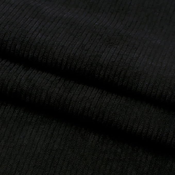 Corduroy Fabric Solid Plain Thick DIY Sewing Crafts Materials Corduroy Fabric by Mintao
