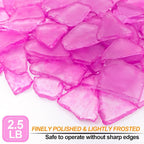 Keedolla 40oz Sea Glass Decor for Crafts, Flat Frosted Seaglass Pieces Bulk - Image 4