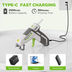WORKPRO 3.6V Cordless Hot Glue Gun, Fast Preheating, Smart Power-Off, USB-C - Image 4
