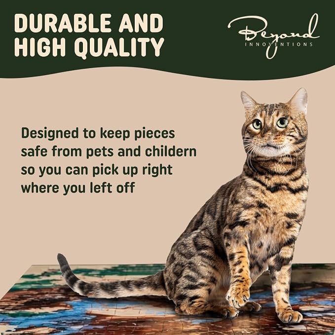 1500 Piece Wooden Jigsaw Puzzle Board - Image 9