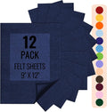IONTACH 9" X 12" Felt Fabric Sheets 1.6mm Thick | Soft Felt by IONTACH