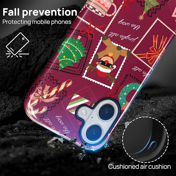 Case for iPhone 17, Scratch Resistant Hybrid Double Layer Hard Shell，Coquette - Image 3