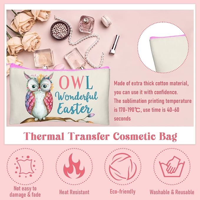 Legigo Blank Canvas Bag Zipper Pouch Makeup Bags Bulk - Image 3