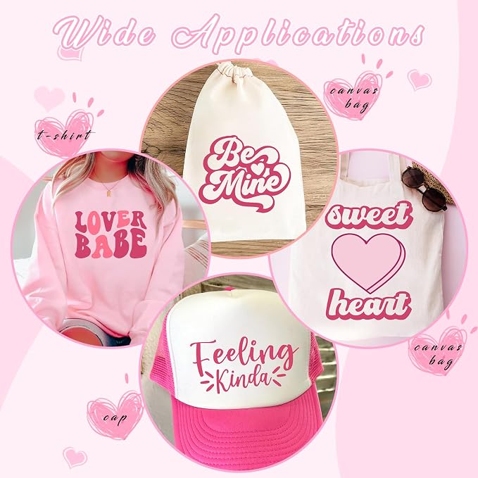 Tintnut Punch Pink Heat Transfer Vinyl, easy cut & weed, stretch washable - Image 5