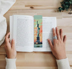 NEGEKFKX 6 Pcs Cityscape Cross Stitch Bookmark Kit - Image 7