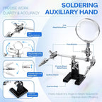 LXIANGN 2.5X Magnifying Helping Hands Soldering Station - Image 4