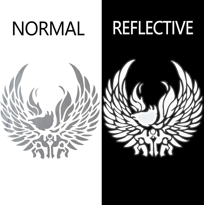 RENLITONG Reflective Dark Gray Heat Transfer Vinyl - Image 3