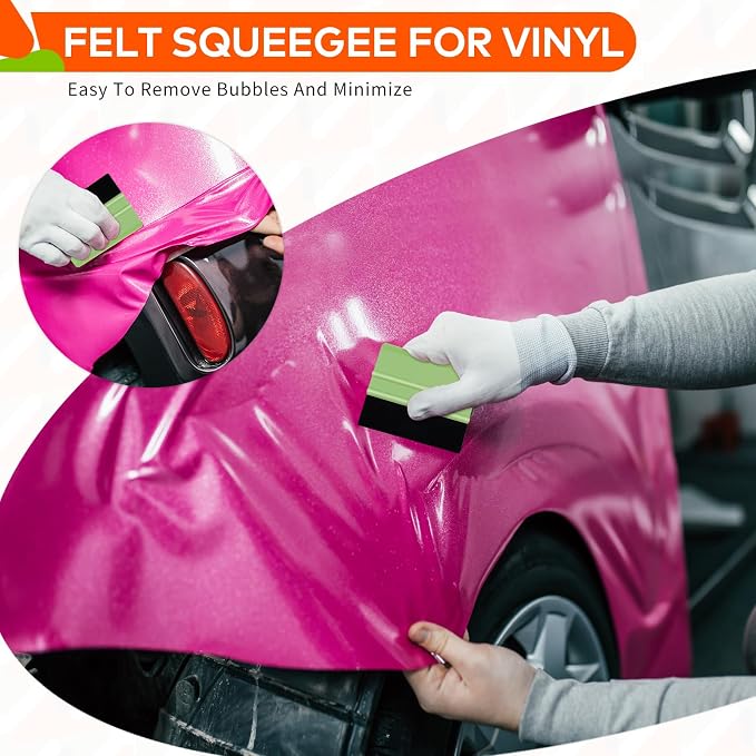 WRAPXPERT Squeegee for Vinyl, Tool Kit for Crafts Car Wrap Window Tint - Image 3