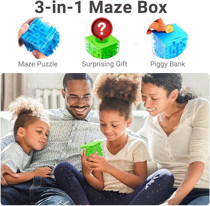 iKeelo Money Maze Puzzle Box for Kids and Teens, Makes Cash Gift Giving More Fun - Image 2