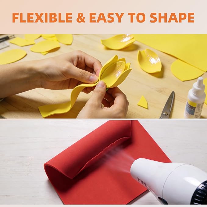 39"x15" EVA Foam Roll, 86 kg/m3 High Density 2MM Thick Foam Sheets, Flexible & - Image 7