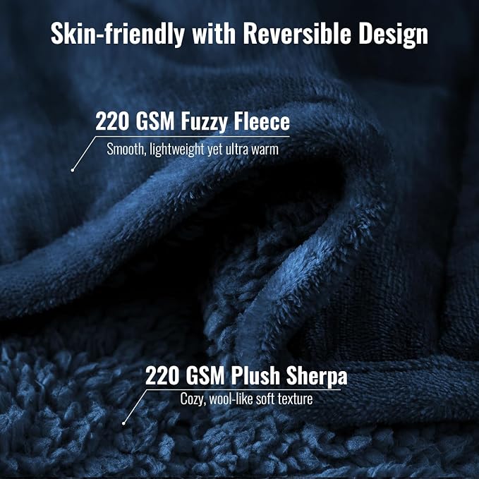 Uttermara Weighted Blanket for Adults, Twin Size 48 x 72 inches 12 lbs Heavy - Image 2