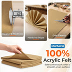 IONTACH 18" X 18" Soft Felt Sheets 1.6mm Thick | Acrylic Felt Fabric Sheets - Image 3