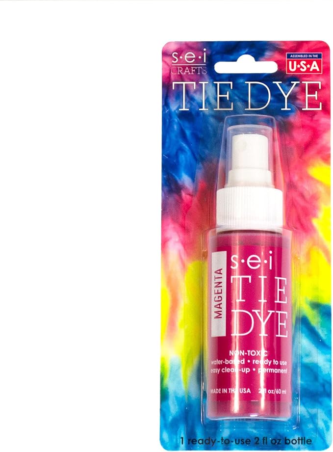 S.E.I. Desert Magenta Tie Dye Spray Bottle: 2oz. Non Toxic Fabric Dye Spray - Image 4