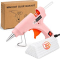 Mini Hot Glue Gun Kit with 30 Glue Sticks, 20W Fast Preheating Hot Glue Gun And by Anyeve