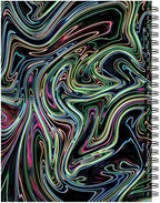 UCreate Fashion Poly Sketch Book Abstract Design, Neon 75 Sheets - Image 3