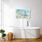 Seahorse Canvas Art Ocean Wall Decor Coastal Marine Sea Life Themed Painting - Image 4