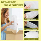 100PCS Large Foam Pouches 12x16 Inch, Foam Packing Pouches - Image 5