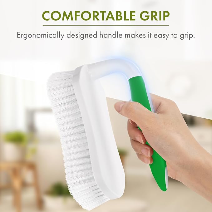 Amazer Scrub Brush for Cleaning Comfort Grip Shower Scrubber Flexible Stiff - Image 5