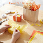 Shindel 330 Sheets Orange Yellow Tissue Paper - Image 5