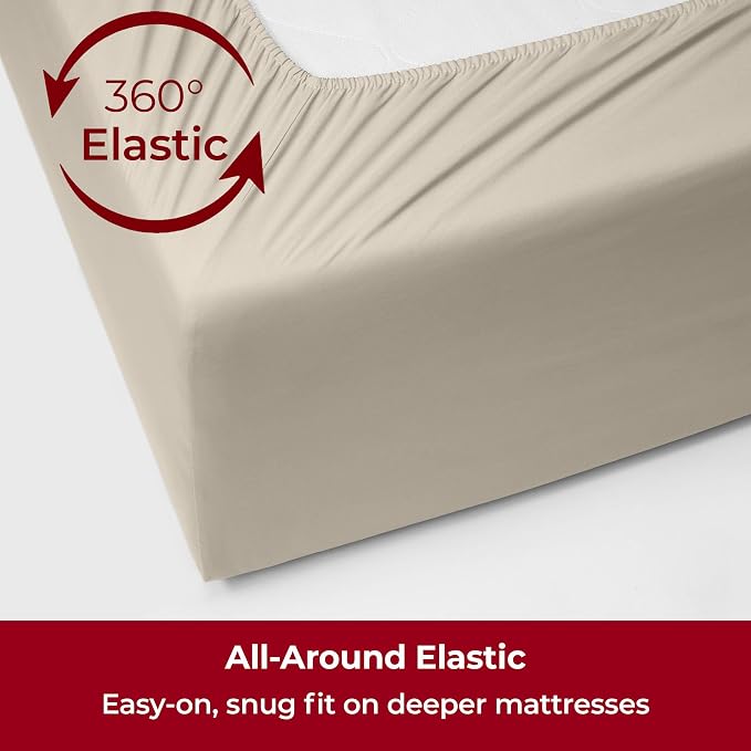 Mellanni Extra Deep California King Sheets - Image 5