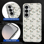 for Samsung Galaxy S26+ Case, Cute Duck Pattern Glossy 2 in 1 Shockproof Bumper - Image 5