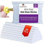 Mini Size Hot Glue Sticks, 5.9'' x 0.27" Clear Glue Gun Sticks | Perfect by SUNFATT