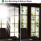 DKTIE Eucalyptus Leaves Stained Glass Window Film - Image 5