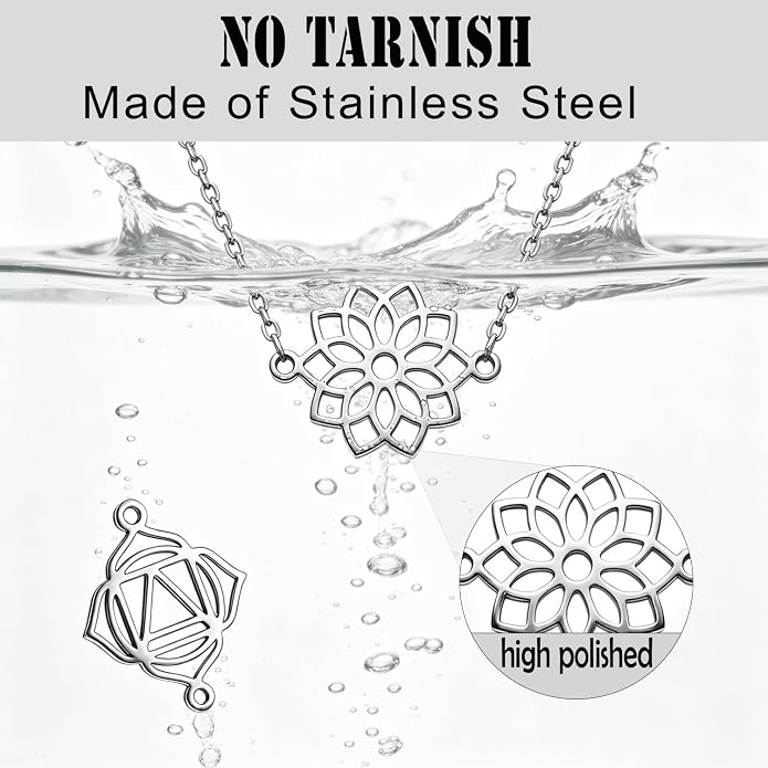 stino 28/48Pcs Stainless Steel Metal Charms | Fadeless, Waterproof, - Image 2