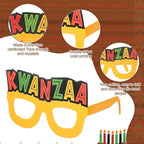 Pajean 36 Pcs Kwanzaa Party Favor Packs Decoration Kwanzaa Photo Props Paper - Image 3