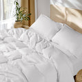 SONORO KATE 100% French Linen Duvet Cover Queen Size, Soft Breathable by SONOROKATE