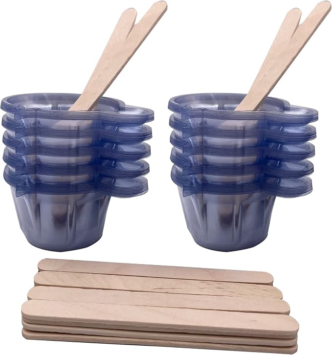 Mixing Cup 100PCS, 40ml Disposable Plastic Resin Mixing Cups Multipurpose by HOINCO
