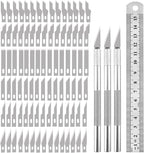 90PCS Knife Blades Precision Craft Knife Set, by BUIYLV