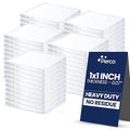 Perco Double Sided Tape Squares, 50 1"x1" Pre-Cut Mounting Squares – Removable by Perco