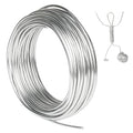 Tenn Well 9 Gauge Aluminum Craft Wire, 50 Feet 3mm Bendable Armature Wire by TennWell