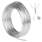 Tenn Well 9 Gauge Aluminum Craft Wire, 50 Feet 3mm Bendable Armature Wire by TennWell