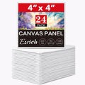 ESRICH 4x4IN Small Canvases for Painting, 24 Pack Mini Canvas Boards Cotton by ESRICH