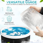 Ice Block Form Makes 12 Lb. Ice Cube 11" x 7" x 5" Largest Available Ice Block - Image 7