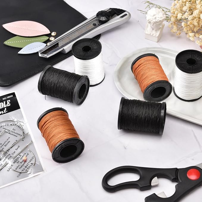 Topus Extra Strong Upholstery Repair Sewing Thread Kit and Heavy Duty Household - Image 4
