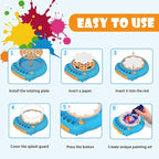 Spin Art Machine for Kids, Paint Spinner Arts & Crafts Kit for Ages 4-12 | - Image 7