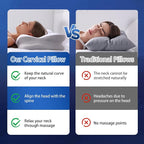 Cervical Neck Pillow, Pillows for Neck and Shoulder Pain, Contour Pillow - Image 4