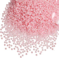 qiipii 3200PCS 4mm Small Light Pink Round Half Round Pearls by qiipii