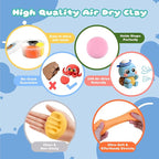 Air Dry Clay Kit, 12 Sea Creature Modeling Clay - Image 4