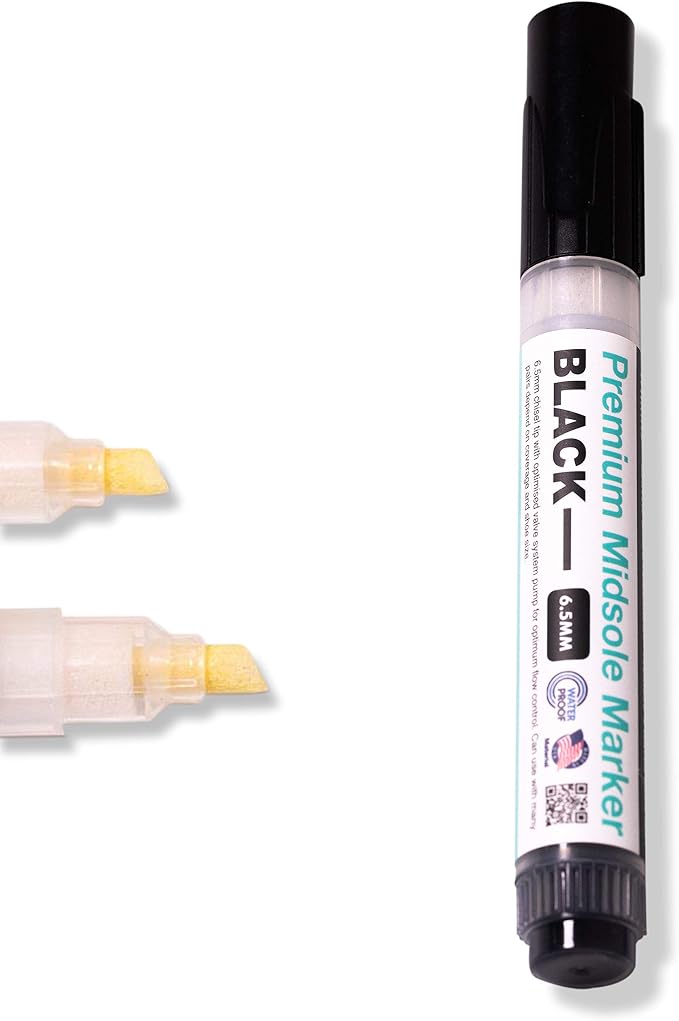 Wilkins Premium Midsole Marker for Customization Paint on Leather, Fabric and by WilkinsCleanser