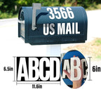 Letter Stickers, Mailbox Numbers, 6 Inch Waterproof Vinyl Alphabet | 6 Inch - Image 3