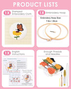 TINDTOP Punch Needle Kits, DIY Punch Embroidery Kits - Image 2
