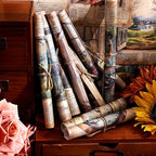 icceemee 160 Sheets Vintage Retro Scrapbook Paper, Junk Journaling Supplies Kit - Image 6