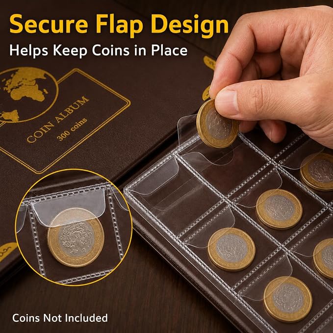 Coin Collection Supplies Holder Book - Image 3